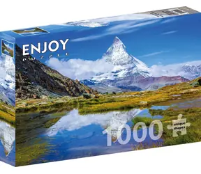 ENJOY Puzzle Odraz vrcholu Matterhornu / 1000 dielikov / od 14 rokov