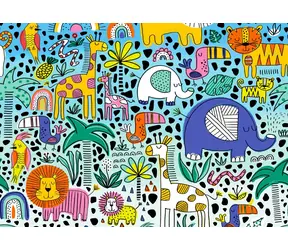 ENJOY Puzzle Doodle Safari / 1000 dielikov / od 14 rokov