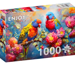 ENJOY Puzzle Tropickí spoločníci / 1000 dielikov / od 14 rokov