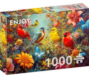ENJOY Puzzle Cvrlikání a Trepotanie / 1000 dielikov / od 14 rokov