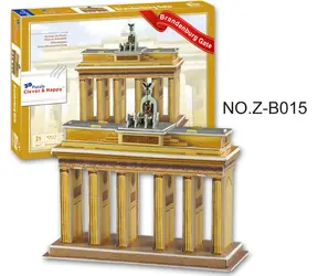 CLEVER&HAPPY 3D puzzle Brandenburská brána / 31 dielikov / od 3 rokov