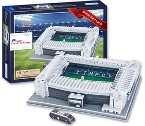 CLEVER&HAPPY 3D puzzle Štadión White Hart Lane - FC Tottenham Hotspur / 198 dielikov / od 3 rokov
