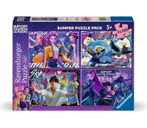 Ravensburger K-pop: Lovkyňa démonov 4x100 dielikov / od 5 rokov