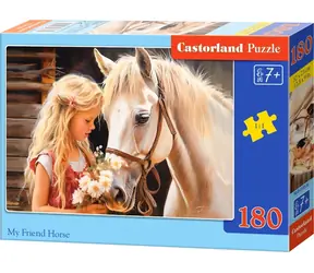 Castorland 018536 Puzzle Môj priateľ kôň180 dielikov