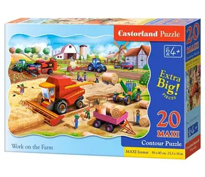 Castorland 02436 Puzzle Práca na farme MAXI