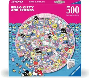 Ravensburger Okrúhle puzzle Hello Kitty a priatelia
