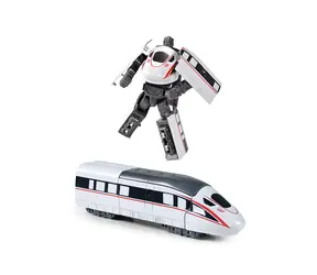 Rappa Kovový robot rozložiteľný rýchlovlak biela / od 3 rokov