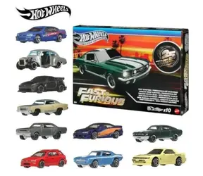 Mattel Autíčka Hot Wheels Rýchlo a zbesilo JCT92 / 10 ks / 1:64 / od 3 rokov