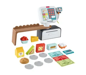 Fisher Price Hovoriaca pokladňa Smiať sa a učiť sa JGW98 / CZ, SK, EN, HU, PL / od 2 rokov