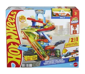 Mattel Autodráha Hot Wheels City Kaskadérska garáž 2v1 JHL94 / od 4 rokov