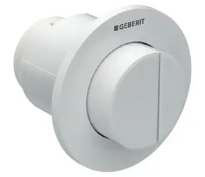 Geberit Splachovacie systémy - Oddialené ovládanie typ 01 | pneumatické | pre 2 množstvo splachovania | alpská biela