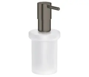 Grohe Essentials - Dávkovač tekutého mydla kartáčovaný tmavý grafit 