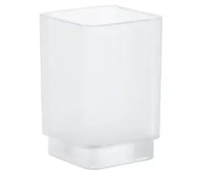 Grohe Selection Cube - Pohárik daVinci saténová biela 