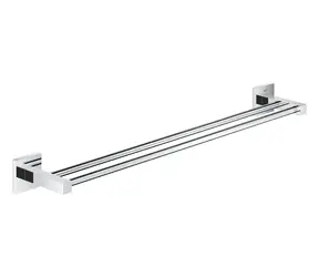 Grohe QuickFix Start Cube - Dvojitý držiak na uteráky chróm 