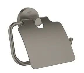Grohe Essentials - Držiak toaletného papiera kartáčovaný tmavý grafit 