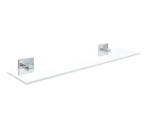 Grohe QuickFix Start Cube - Polička - dĺžka 53 cm sklo/chróm 