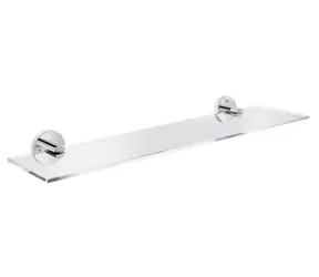 Grohe Essentials - Sklenená polička chróm 