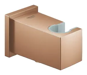 Grohe Euphoria Cube - Nástenné kolienko s držiakom kartáčovaný Warm Sunset 