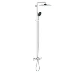 Grohe Vitalio Comfort - Sprchový set s vaňovým termostatom 25x25 cm | 2 prúdy | chróm 