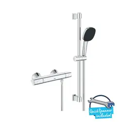 Grohe Precision Trend - Sprchový set s termostatom | 3 prúdy | chróm 
