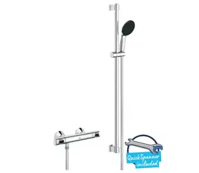 Grohe Precision Flow - Sprchový set s termostatom chróm 