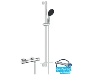 Grohe Precision Feel - Sprchový set s termostatom | 3 prúdy | chróm 