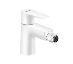 Hansgrohe Talis E - Bidetová batéria s výpustou matná biela 