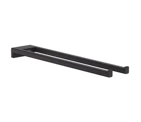 Hansgrohe AddStoris - Držiak uterákov dvojitý | dĺžka 45 cm | matná čierna 
