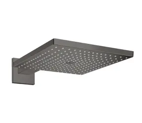 Hansgrohe Raindance E - Hlavová sprcha | 30x30 cm | EcoSmart | kartáčovaný čierny chróm 