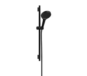 Hansgrohe Rainfinity - Set sprchovej hlavice | tyče a hadice | 3 prúdy | EcoSmart | matná čierna 