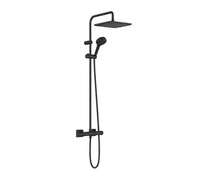 Hansgrohe Vernis Shape - Sprchový set Showerpipe 240 s termostatom | 2 prúdy | matná čierna