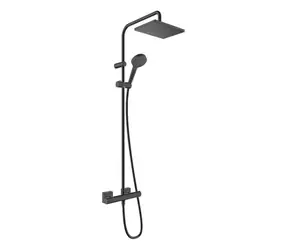 Hansgrohe Vernis Shape - Sprchový set Showerpipe 230 s termostatom | EcoSmart | matná čierna 