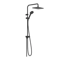Hansgrohe Vernis Shape - Sprchový set Showerpipe 230 Reno | EcoSmart | matná čierna