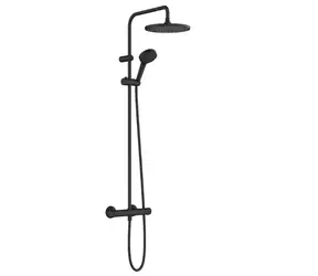 Hansgrohe Vernis Blend - Sprchový set Showerpipe 240 s termostatom | 2 prúdy | matná čierna