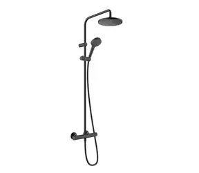 Hansgrohe Vernis Blend - Sprchový set Showerpipe 200 s termostatom matná čierna 