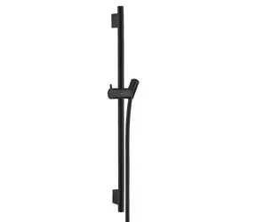 Hansgrohe Unica'S - Sprchová tyč 65 cm so sprchovou hadicou matná čierna 