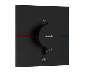 Hansgrohe ShowerSelect Comfort - Termostatická batéria pod omietku matná čierna 