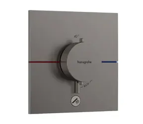 Hansgrohe ShowerSelect Comfort - Termostatická batéria pod omietku kartáčovaný čierny chróm 