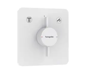 Hansgrohe DuoTurn Q - Batéria pod omietku | pre 2 spotrebiče | matná biela 
