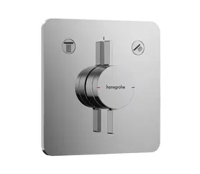 Hansgrohe DuoTurn Q - Batéria pod omietku | pre 2 spotrebiče | chróm 