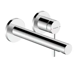 Hansgrohe Zesis S - Umývadlová batéria pod omietku | s výpustom | 2-otvorová inštalácia | EcoSmart+ | chróm 