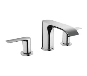 Hansgrohe Vivenis - Umývadlová batéria s výpustou | 3-otvorová inštalácia | EcoSmart | chróm 