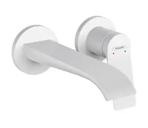 Hansgrohe Vivenis - Umývadlová batéria pod omietku | 2-otvorová inštalácia | EcoSmart | matná biela 