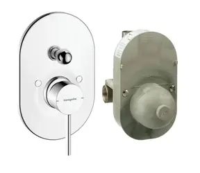 Hansgrohe Zesis S - Batéria pod omietku | pre 2 spotrebiče | s telesom chróm 