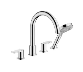Hansgrohe Vernis Shape - Batéria na okraj vane | 4-otvorová inštalácia | chróm 