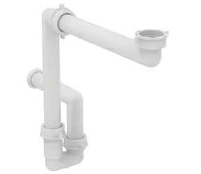 Ideal Standard Príslušenstvo - Sifón umývadlový | priestorovo úsporný | biela 