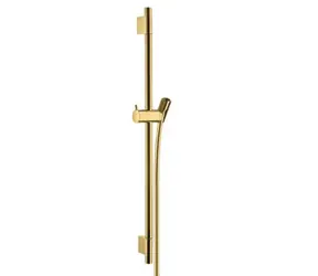 Hansgrohe Unica'S - Sprchová tyč 65 cm so sprchovou hadicou | leštený vzhľad zlata