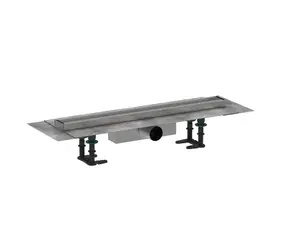 Hansgrohe RainDrain Compact - Sprchový žľab 60 cm na vloženie dlažby | s roštom