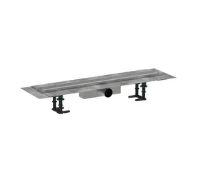 Hansgrohe RainDrain Compact - Sprchový žľab 70 cm | s roštom | kartáčovaná nerezová oceľ