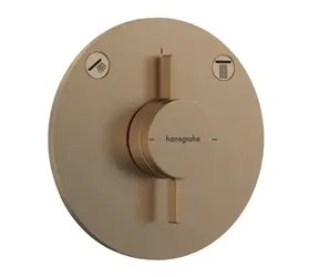 Hansgrohe - Batéria pod omietku, pre 2 spotrebiče, kartáčovaný bronz